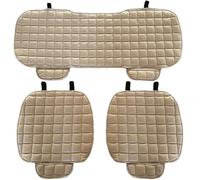 Auto Accessori Lupex - Housse de siège de Voiture Universelle 3 pièces, Protection de siège 2 Avant et 1 arrière, Beige, Protection Comfort du Coussin intérieur de l'automobile