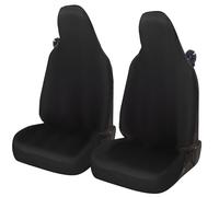 Auto Accessori Lupex Housses de siège Auto compatibles avec Smart Fortwo, 450 451 et 453, 1 2 3 séries, Tissu Polycoton (Noir)