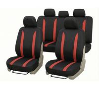 Auto Accessori Lupex - Housses de siège auto modèle universelles LS, kit avant et arrière, housses de sièges moyens petits, No SUV (LS09-R)