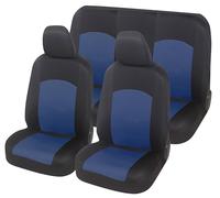 Auto Accessori Lupex - Housses de siège Auto universelles | Bleu foncé | Set de Housses de siège Avant et arrière pour Voiture | Tissu Polyester | No SUV