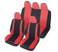 Auto Accessori Lupex - Housses de siège Auto universelles LS10 | Couleur Rouge | Set Avant et arrière | Polyester | No SUV