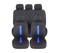 Auto Accessori Lupex Housses de siège de Voiture universelles, Tissu Polyester, Ensemble de Housses de Protection de siège Adaptable, No SUV (Avant et Arrière, C - Bleu Clair)