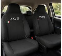 Auto Accessori Lupex Housses de sièges pour voitures compatibles Zoe | Housse pour appuie-tête incluse | Fabriqué en Italie | Ensemble de housses de siège avant et arrière | Logo brodé | Intérieur