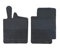 Auto Accessori Lupex Jeu de 2 Tapis de Voiture en Caoutchouc compatibles avec Smart, Compatible Smart 2a - 3ème série, adaptés à Toutes Les Saisons, Noirs, formés pour l'avant