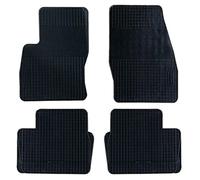 Auto Accessori Lupex Jeu de 4 Tapis de Voiture en Caoutchouc compatibles avec Focus, adaptés à Toutes Les Saisons, Noirs, formés pour l'avant et l'arrière