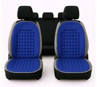 Auto Accessori Lupex Paire de dossiers universels en polyester, Ensemble de housses de siège avant, kit de 2 pièces avec 92 boules massantes, pour sièges de voiture, fourgon, autobus, camion, chaise
