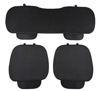 Auto Accessori Lupex Protector Comfort Housse de siège, 3 pièces, universelle, voiture, protection de siège 2 avant et 1 arrière, coussin intérieur automobile (Silk Ice noir)