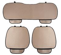 Auto Accessori Lupex Protector Comfort Housse de siège, 3 pièces, universelle, voiture, protection de siège 2 avant et 1 arrière, coussin intérieur automobile (Silk Ice beige)