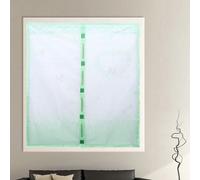 Auto-Adhésif Bricolage Fenêtre Écran Filet Maille Rideau Moustiquaire Avec Ruban Adhésif (Largeur 100x Heigth150cm Amour Oiseau Imprime Gree