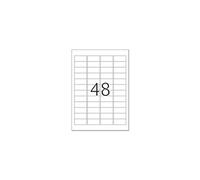 Herma 8016 Etiquette plastique 45.7 x 21.2 mm film, brillant transparent 1200 pc(s) fixation permanente imprimante laser, photocopieuse, imprimante laser