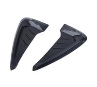 Auto Aérations Capot Grille Compatible Avec Autocollants Décoratifs Prises D'air Latérales Voiture Grilles D'aération Garnitures D'entrée D'air Universelles Ailes(Bright Black)