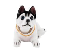 Auto Aimable Chien Figurine Bouge la Tête Wobble Head Hocher Tête Jouet Tableau de Bord Décoration Chien en Hochant Tête Intérieur de Voiture Décoration