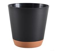 Auto-Arrosant pour Plantes Intérieures 10 Jours Auto-Arrosant(Black 20.2cm) | Indicateur niveau eau, réservoir transparent, santé des plantes, pour intérieur extérieur, pour facile à surveiller