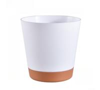 Auto-Arrosant pour Plantes Intérieures 10 Jours Auto-Arrosant(White 20.2cm) | Indicateur niveau eau, réservoir transparent, santé des plantes, pour intérieur extérieur, pour facile à surveiller