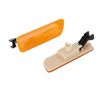 AUTO Aukson Marker Side Light 1 paire de feux latéraux de marqueur de pare-chocs fumé pour pour MK4 617215181853(JAUNE)