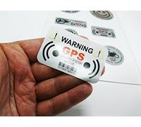 auto-badges Lot de 2 autocollants en vinyle pour voiture avec alarme de véhicule