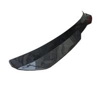 Auto Becquets Arrière pour BMW Série 1 E87 pour Becquet Hatchback 120i 130 135i 116i 2004-2011 ABS Aile Arrière Voiture Côté Lèvre Toit(Fake Carbon Fiber)