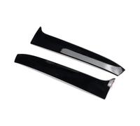 Auto Becquets Arrière pour VW pour Golf 7 R Variante Wagen 2014-2017 Voiture Verticale Fenêtre Arrière Becquet Latéral Diffuseur Coffre Séparateur Canards 1 Paire(Glossy Black)