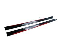 Auto Becquets Avant Jupes Latérales Voiture Séparateurs d'ailes Becquet Latéral pour Nissan pour SENTRA pour Altima pour Maxima 300Z 350Z 370Z Skyline R33(Rouge)