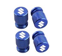 Auto Bouchons de Valve de Pneu pour Suzuki Celerio 2021-2023, Capuchon de Valve Auto Casquettes Anti Poussière de Voiture Métal Couvre-Valve Accessoire de Pneu,E-1