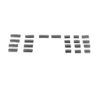 Auto Bouton Autocollant Compatible avec Benz pour CLS C218 pour E W212 2012-2013 Accessoires Faciles À Nettoyer Autocollants De Couverture De Bouton Console Centrale De Voiture Chrome