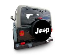 Auto-Bra AB3-00799 Housse de roue de secours 72 x 28 cm compatible avec Jeep Housse de roue de secours Housse de roue de rechange Housse de pneu Diamètre 72 cm, Largeur 28 cm