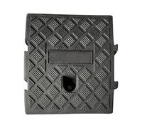 Auto-Brick Ramp-Robuste Rampe PVC Portable | Pont de seuil de lumière pour entrées, lampes de chargement, trottoirs, scooters, vélos, motos et accessoires de garage Structure simple, Transpo dur