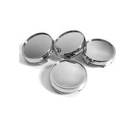 Auto Cache Moyeux pour Les Jantes Rays Volk Enkei Work Emotion SSR Wok CE28 TE37 Tokyo Time Attack, Capuchon Central Roue Enjoliveurs de Roue(Argent)