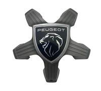 Auto Cache Moyeux pour Peugeot 308 SW 2021 2022 2023, Enjoliveurs Centre de Roue de Voiture Centre de Jante Capuchons Cache-Moyeux Antirouille DéCoration Accessories 1PC,Grey