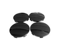 Auto Cache Moyeux pour Rays ENKEI BBS Volk Racing Jantes Anti-Poussière Noir Marron 4PCS/lot 62MM Capuchon Centre Roue Voiture Moyeu Jante Sport Enjoliveurs de Roue(Black)