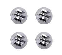 Auto Cache Moyeux pour Suzuki Swift 2010-2017, Cache Moyeu Centre de Jante Capuchons Cache de Roue Centrale D'emblème Antirouille PoussièRe DéCoration Accessoires 4PCS,Silver-B-54MM
