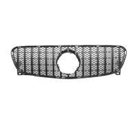 Auto Calandre Grilles Avant Compatible Avec Benz Pour LA Pour X156 2014 2015 2016 Grille De Pare-chocs Style Diamants D'admission D'air Supérieure Radiateur Noir Brillant(Style A)