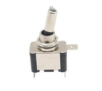 Auto Car Boat Truck Illuminated Led Toggle Switch with Aircraft Up Cover Guard Red Blue Green Yellow White 12V20A(No lid White)