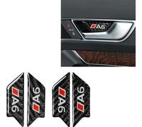 Auto Car Carbon Fiber Door Bowl Anti-scratch Sticker for Audi A6 2005-2011, Left and right drive Universal