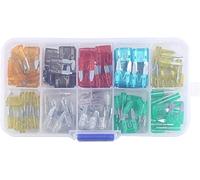 Auto Car Truck Automotive Blade Fuse Assortiment Assorti de lame Set Kit APM ATM Outil fusible la lampe xénon tuyau sécurité(120pc)