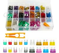 Auto Car Truck Automotive Blade Fuse Assortiment Assorti de lame Set Kit APM ATM Outil fusible la lampe xénon tuyau sécurité(220pc)