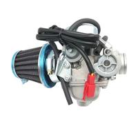 Auto Carb Carburateur Pour Peugeot Pour CityStar Pour Sum-Up Pour Vivacity 3 Pour Django 125CC 150CC Carb Pour City For Star Carburateur De Scooter 4 Temps Carburateur Moto(With a Air filter)