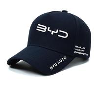 Auto Casquette de Baseball pour BYD Tang (2nd Gen) 2018-2020, Unisexe Réglable Casquette de BYD avec Logo de Voiture Chapeau Casquette pour Homme Femme Accessoires Taille Unique,Navy-A