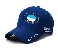 Auto Casquette de Baseball pour BYD Tang (2nd Gen) 2018-2020, Unisexe Réglable Casquette de BYD avec Logo de Voiture Chapeau Casquette pour Homme Femme Accessoires Taille Unique,Blue-C