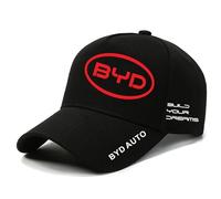 Auto Casquette de Baseball pour BYD Tang (2nd Gen) 2018-2020, Unisexe Réglable Casquette de BYD avec Logo de Voiture Chapeau Casquette pour Homme Femme Accessoires Taille Unique,Black-E