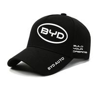Auto Casquette de Baseball pour BYD Tang (2nd Gen) 2018-2020, Unisexe Réglable Casquette de BYD avec Logo de Voiture Chapeau Casquette pour Homme Femme Accessoires Taille Unique,Black-B