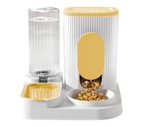 Auto Cat Feeder, Dog Automatic Feeder - Alimentation automatique des chats d'alimentation - Grande capacité 2 en 1 fournit des fournitures d'alimentation avec un bol de nourriture amovible pour la pré
