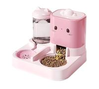 Auto Cat Feeder, mangeur automatique Économie d'espace et bol d'eau | Cat Automatique Cat pour les petits animaux de compagnie à l'intérieur, mangeoire à l'épreuve des déversements pour les