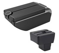 Auto Central Accoudoir Pour Mazda 2 CX-3 Pour Skyactiv Version Boîte Rangement Voiture Accoudoir Console Centrale(B2 Black line 6USB)