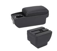 Auto Central Accoudoir Pour Mazda 2 Pour Demio Accoudoir Voiture Boîte Rangement Automatique Pièces Rénovation Dédiées Détails Intérieurs(B3 Black white 6USB)