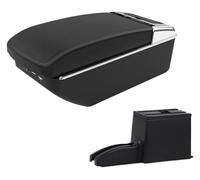 Auto Central Accoudoir Pour Nissan Pour DATSUN MIDO NODO Accoudoir De Voiture Boîte Rangement Accessoires Détails Intérieurs(A2 Black line7 USB)