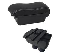 Auto Central Accoudoir Pour VW Pour Touran Console Centrale Repose Coude Contenu Du Magasin Central Avec Interface USB Porte Gobelet(B white line 3USB)