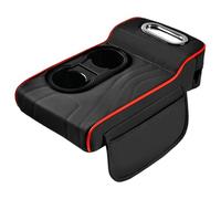 Auto CHREST - pour accoudoirs de voiture | Boîte de rangement pour accoudoir automatique | Roulement accru avec sac de rangement latéral, 2 organisateurs de boîtes en tissu pour ta