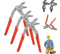 Auto Clip Removal Tool Pliers & Auto Fastener Clip Removal Tool, Car Clip Pliers and Disassembly Tools for Damage-Free Panel Repair, 17-4 Stainless Steel Universal Fit Puller (3Set)