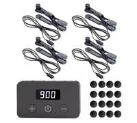 Auto-cliqueur - 2.56 pouces clicker | ABS support - Vitesse réglable 50 clics par seconde avec batterie 200mAh câble 27.56 pouces, idéal jeux vidéo diffusion direct tâches répétitives PC tablette